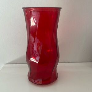Red Vase